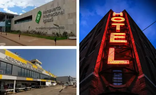 aeropuertos y hoteles